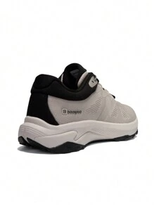 baasploa زوج من أحذية المشي الرياضية الخارجية للرجال، مصنوعة من شبكة تنفس، مريحة وقوية، أحذية رياضية جديدة للمشي - لون مشمشي - مشاهدة 6