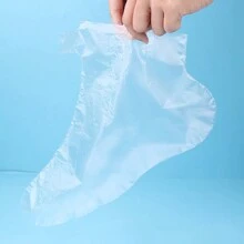 100/200pcs/Pack Disposable Transparent Foot Mask Sleeve - Clear - View 3