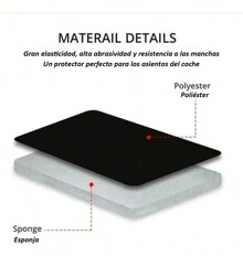 2 Fundas Para Asientos Delanteros De Auto - Gris - Ver 3