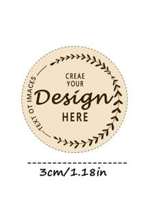 3cm/4cm/5cm/6cm/7cm/8cm 100-2000pcs Personalized Labels - Custom Stickers Bulk | Customized Photo Logo Text Stickers, Waterproof Vinyl Labels, Suitable For Small Business, Gifts, Party Favors, Personalized Gift Ideas, Wedding Favors, Birthday Gifts, Die-Cut Stickers - Multicolor - View 24