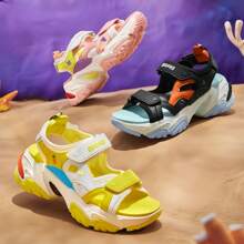 Skechers Collab Thick Sole Hook And Loop Sandals, Pink - Pink - View 7