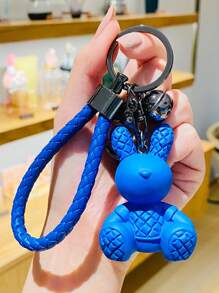 Personalized Keychain - Teddy Bear Keychain - Cartoon Keychain - Valentine's Day Gift - Meaningful Gift - Teddy Bear Keychain - Cute Teddy Bear Keychain - Backpack Pendant - Customized With Your Name Or Any Information - Christmas Gift - New Year Gift - Easter - Gift For Mom - Gift For Dad - Gift For Family - Keychain Guardian