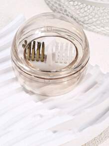 Drill Bit Cleaner, Nail Drill Bit Cleaner, Mini Nail Art Drill Head Clean Brush Grinding Head Cleaning Brushes, Nail Art Cleaning Brush Box, Nail Art Supplies, Nail Polishing Manicure Tool(Green/Yellow/Rose Red/Transparent) - Multicolor - View 11