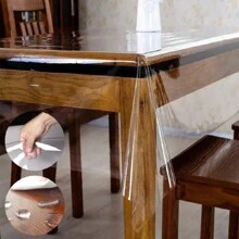 Tablecloth 12 Chairs Transparent Waterproof Plastic 0.15mm 350m X140m - Trong sáng - Xem 1