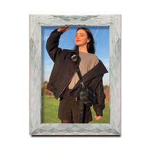 1 pièce ou set de 5 pièces, cadres photo ondulés de 5", 6", 7", 8", 10" (le motif réel peut varier, les photos sont expédiées au hasard), cadres style diamant dans les couleurs noir, blanc, argent, or, convenant comme cadeau pour le Nouvel An, la Saint-Valentin, Noël, souvenir de mariage, pour la décoration de la chambre, du mariage, de la maison, du bureau, à poser sur une table ou à accrocher au mur