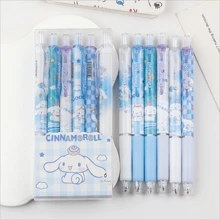 Sanrio 6pcs Sanrio Gel Pen 0.55mm Refill Hello Kitty Kuromi Melody Cartoon Quick-Dry Ballpoint Study Stationery Supplies Gift For Kids/Ballpoint Pens School Supplies Anime Cartoon School Supplies,Preppy Stationery,Hello Kitty Items>Kids Writing Tools,Kuromi Office Supplies,Back To School
