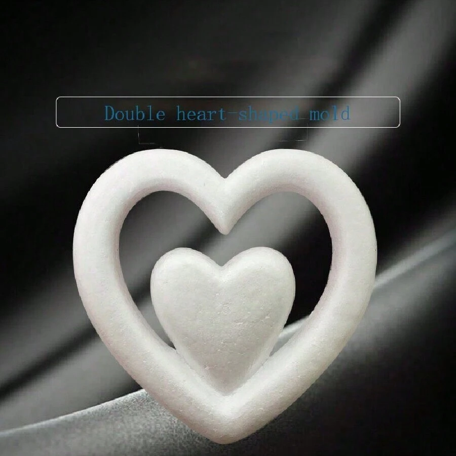 Love Foam Heart Wedding Supplies DIY Handmade Material Clay Filler Foam Heart
