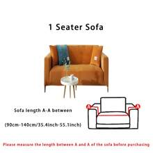 1 vỏ bọc ghế sofa nhung chống trượt Silver Fox 4 mùa, 1/2/3/4 chỗ ngồi, vỏ bọc ghế sofa co giãn màu trơn, tấm bảo vệ ghế sofa chống mèo cào (kèm theo 1 vỏ gối) - trái cam - Xem 10