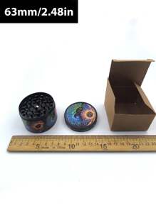 BROS 2.5"/1.57" Creative Cartoon Grinder - Multi-Layer Alloy Grinding Tool - Compact Household Essential - Mini Crusher - Multicolor - View 19