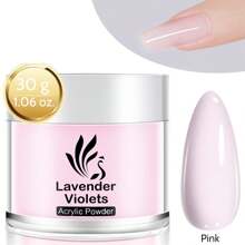 30g Polvere di cristallo per unghie acriliche, polvere per manicure francese, estensione unghie, decorazione intagliata, effetto adesivo di strass, perfetto per arte di unghie fai-da-te in casa o in salone