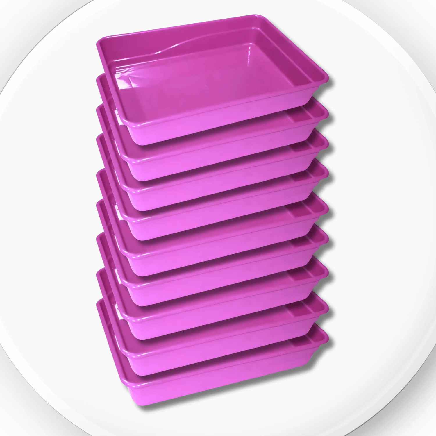 Kit 4 Cat Litter Boxes Pet Kitten Litter Tray | SHEIN USA