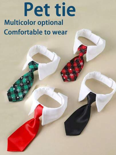 1 件宠物领结、围巾、绅士风格围巾，适用于狗猫，可爱配饰