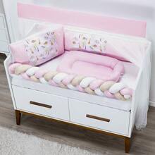 Kit Berço + Ninho Redutor Trançado Americano Safari -Várias Cores