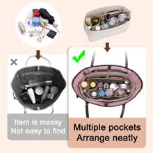 1 pieza Organizador de bolso de fieltro compatible con Speedy City 30/33, Artois PM
