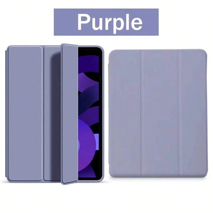 For IPad 5/6/7/8/9/10th Generation Case Funda Accessories For IPad Air 1/2/3/4/5 Pro 12.9 Pro 11 Mini 6 Protective Cover Gifts For Family, Friends, Kids, Birthday,Spring, Holiday, Boyfriends, Girlfriends, Valentine's Day - Purple - View 1