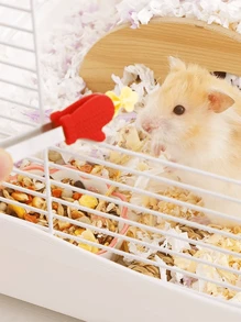 Pince d'alimentation mignonne pour hamster, pinces pour nourrir le hamster doré, jouet miniature amusant et interactif pour nourrir le pain et les vers