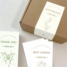 50张简约飞机图案自粘封口贴纸，涂层纸礼品盒包装封口标签，婚礼派对装饰标签，个性化包装标签，情人节 - 彩色 - 查看 4