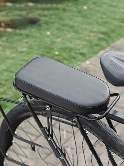 1Pc Small Bicycle Saddle PU Leather Bike For Seat Cover Mat Cycling Bike Saddle Cushion Cycling Saddle Bike Racing For Seat Mountain, Ultimate Comfort Bike Seat Cushion - Thickened, Shock-Absorbing, Breathable, For Folding Bicycles - Enhance Outdoor Cycling Experience With Ergonomic Design,Comfortable Seat Pad