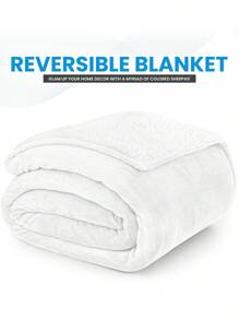 Sherpa Blanket – 480 GSM Cozy Reversible Plush Fleece Bed Blanket Room Stuff For Couch, Sofa, Camping, And Travel  Bedroom Room Home Decor