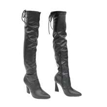 Autumn And Winter Thin Thin With Over The Knee Boots Female New Pointed Head High-Heeled Temperament Thigh-High Boots