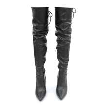 Autumn And Winter Thin Thin With Over The Knee Boots Female New Pointed Head High-Heeled Temperament Thigh-High Boots