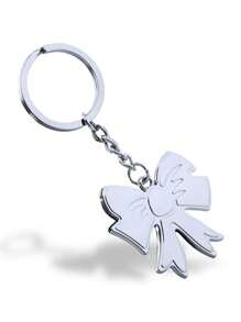 1PC Cute Bow Keychain Reverse Can Be Customized Name To Give Girls Gifts Moved To Cry