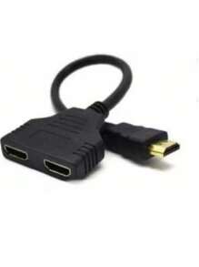 Cabo Divisor Splitter  1x2 - Preto - Visão 6