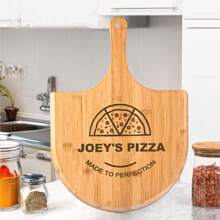 [Customization] 1 Personalized Bamboo Wood Charcuterie Board, Wedding Gift Pizza Tray, Custom Carved Cheese Board, Housewarming Gift, Graduation Gift, Gift For Her