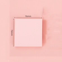 100pcs/Pack Colorful Sticky Notes, Removable Self-Adhesive Memo Pad, Multi-Sized Sticky Memo Paper For Notes, Messages & Reminders Back To School