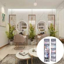 1 pièce Sac de rangement suspendu à 5 poches, poche de rangement suspendue à la porte de l'armoire