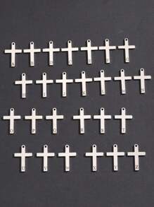 1 Pc Boys Stainless Steel 26 Initials Cross Long Necklace Initials Necklace