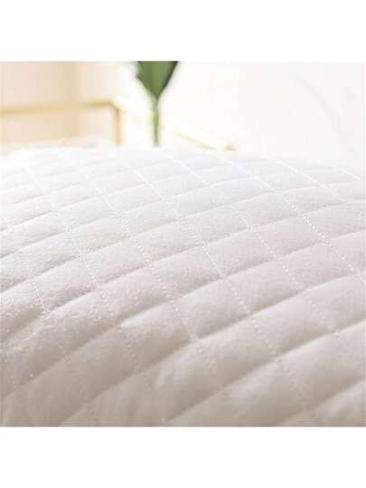 1pc Luxe Star Hotel Quality Pillow, Extremely Zachte Massage Knitted Kussen Core, Relaxes Shoulder Neck Pressure, Faster Sleep, Com Tafel Elastic, Won't De When Compressed, Home, Commute, Business, Leisure, Hypoallergenic Polyester Hoes view 6