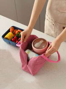 3pcs Adult Containers Set, Multi-Color With Lids And Cutlery, Plastic PP Airtight Storage Containers, Comes With Covered Breakfast Oatmeal Cup And Insulated Lunch Bag, Suitable For Picnic, Camping, Office, School, Commute, Travel, Kitchen - Multicolor - View 6