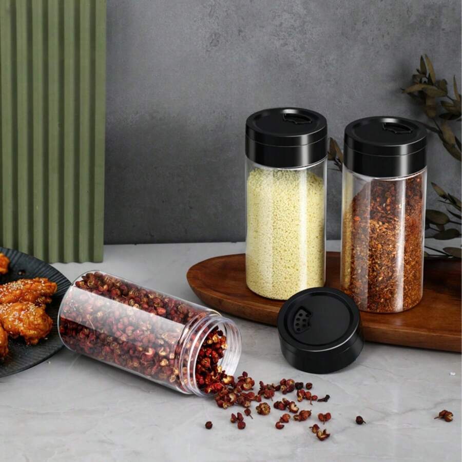 Dispensador de condimentos de cocina, recipiente agitador para pimienta/comino/Chile en polvo para barbacoa al aire libre