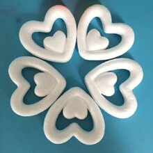 Love Foam Heart Wedding Supplies DIY Handmade Material Clay Filler Foam Heart