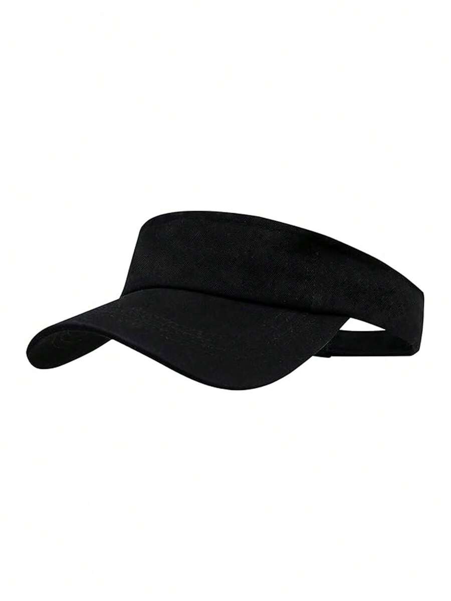 1 件运动服运动遮阳帽太阳运动遮阳帽遮阳帽可调节帽子男女通用，高尔夫棒球帽 - 1pc 復古色 - 查看 1