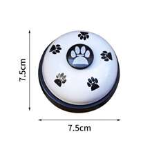 Cat & Dog Training Bell, Pet Paw Print Doorbell, Teddy Puppy Feeding Bell, Dog Interactive Toys Foot-Operated Bells - Multicolor - View 17