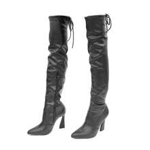 Autumn And Winter Thin Thin With Over The Knee Boots Female New Pointed Head High-Heeled Temperament Thigh-High Boots