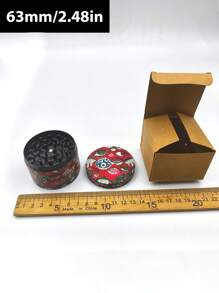 BROS 2.5"/1.57" Creative Cartoon Grinder - Multi-Layer Alloy Grinding Tool - Compact Household Essential - Mini Crusher - Multicolor - View 27