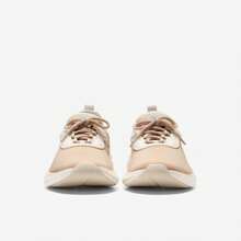 Cole Haan Zerogrand Changepace Sesame Ivory Lace Up Chunky Heel Low Top Sneakers
