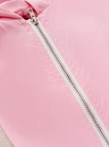 Tracksuit For Women Set 2 Piece Joggers Letter Print Jogging Sweat Outfits Hoodie And Sweatpants Set - Pink - View 5