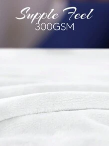 Utopia Bedding Fleece Blanket – 250 GSM Luxury Bed Blanket – Ultra-Soft, Anti-Static Microfiber Cover – Cozy And Warm Fuzzy Throw - White Room Bathroom - 白色 - 查看 3