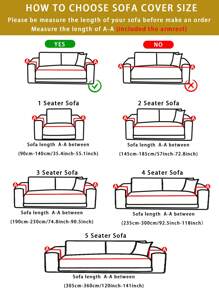 1pc Chenille Solid Color All Season Universal Stretch Slouchy Sofa Cover, Anti-Slip One-Piece Sofa Slipcover Full Wrap Sofa Protector, Fit For 1/2/3/4 Seater Sofa (With 1 Pillow Case Included)