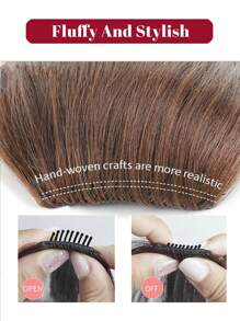 Synthetic Hair Root Pads Invisible Pad High Straight Hair Clip In Hair Extension For Women Wig Fluffy Fake Hairpiece Synthetic Short Straight Patch Hair Pieces Invisible Clip In Hair Extension Fluff Natural Fake Pad Hight Hairpieces
