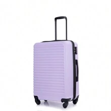 Sweiko Sweiko Hard Shell Suitcase, Rolling Suitcase, Travel Suitcase, Hand Luggage 4 Wheels, ABS Material, TSA Customs Lock, 58.5*39.5*23, Light Purple