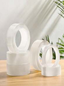 20pcs/1pc Heavy Duty Double Sided Tape - Reusable, No Trace, Strong Adhesive, Multi-Purpose, Removable, Washable, Suitable For Jack Plate, Hooks, Mats, Murals, Double Sided Tape Fixing Randomly Cut Strong Adhesive Multiple Scenarios Can Be Used