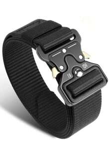 Cinto Militar Tático Largo Em Nylon Fivela Larga Em Zinco e Engate Rápido resistente