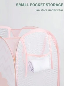 1PC Giỏ đựng đồ gia dụng, Giỏ đựng quần áo bẩn gia dụng, Giỏ đựng quần áo bẩn thoáng khí đơn giản có thể gấp lại, Giỏ đựng quần áo bẩn dung tích lớn, Thích hợp sử dụng hàng ngày tại nhà - Nhiều màu - Xem 8