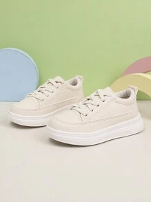 Novos tênis de lona elásticos casuais para meninos e meninas, calçados esportivos para todos os estilos, versáteis para todas as estações