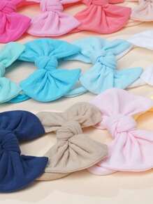 15/30Pcs Baby Bows Nylon Headbands With 3.5 Inches Hair Bows Newborn Headbands For Infants Baby Girls Toddlers - Multicolor - View 3